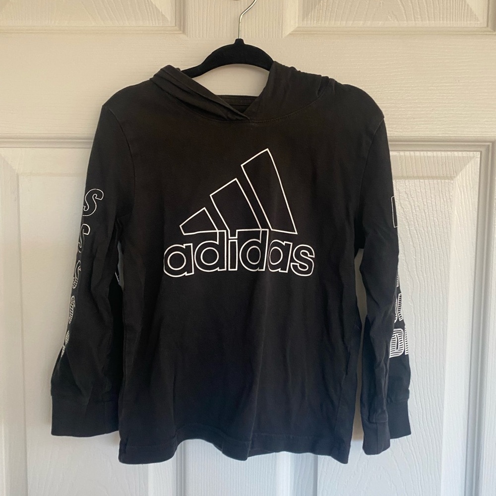 Adidas long sleeve hoody tee.